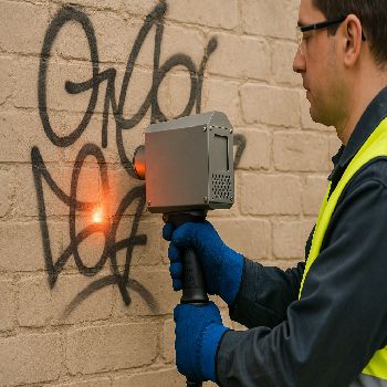 Kalibracija pulznega laserja za odstranevanje nečistoč pond.
